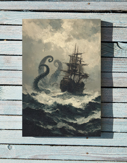 .75" Matte Canvas - Into the Kraken’s Wake