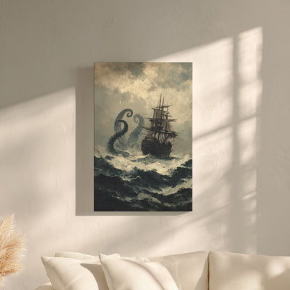 .75" Matte Canvas - Into the Kraken’s Wake