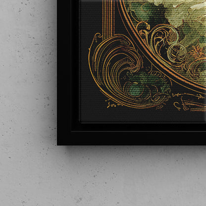 Framed Canvas - Moon Goddess Ascending