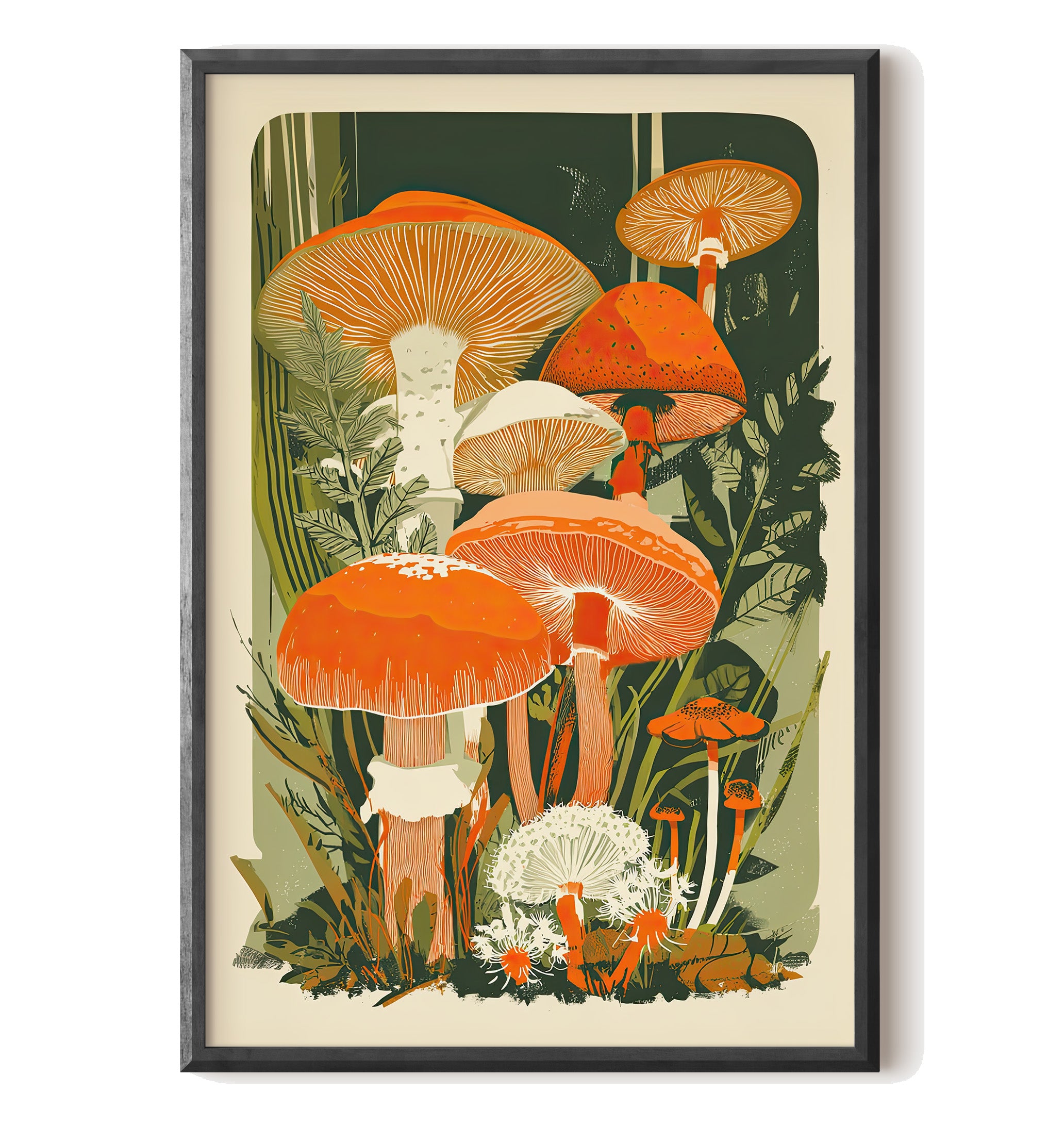 Groovy Woodland Mushrooms