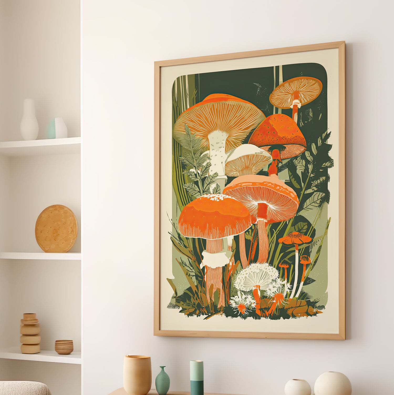 Groovy Woodland Mushrooms