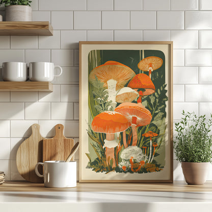 Groovy Woodland Mushrooms