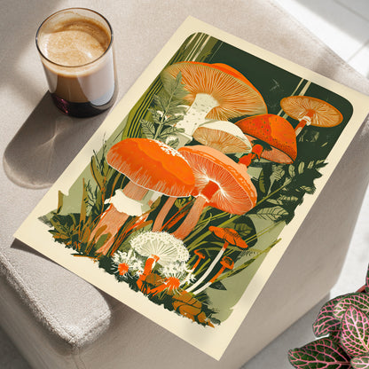 Groovy Woodland Mushrooms