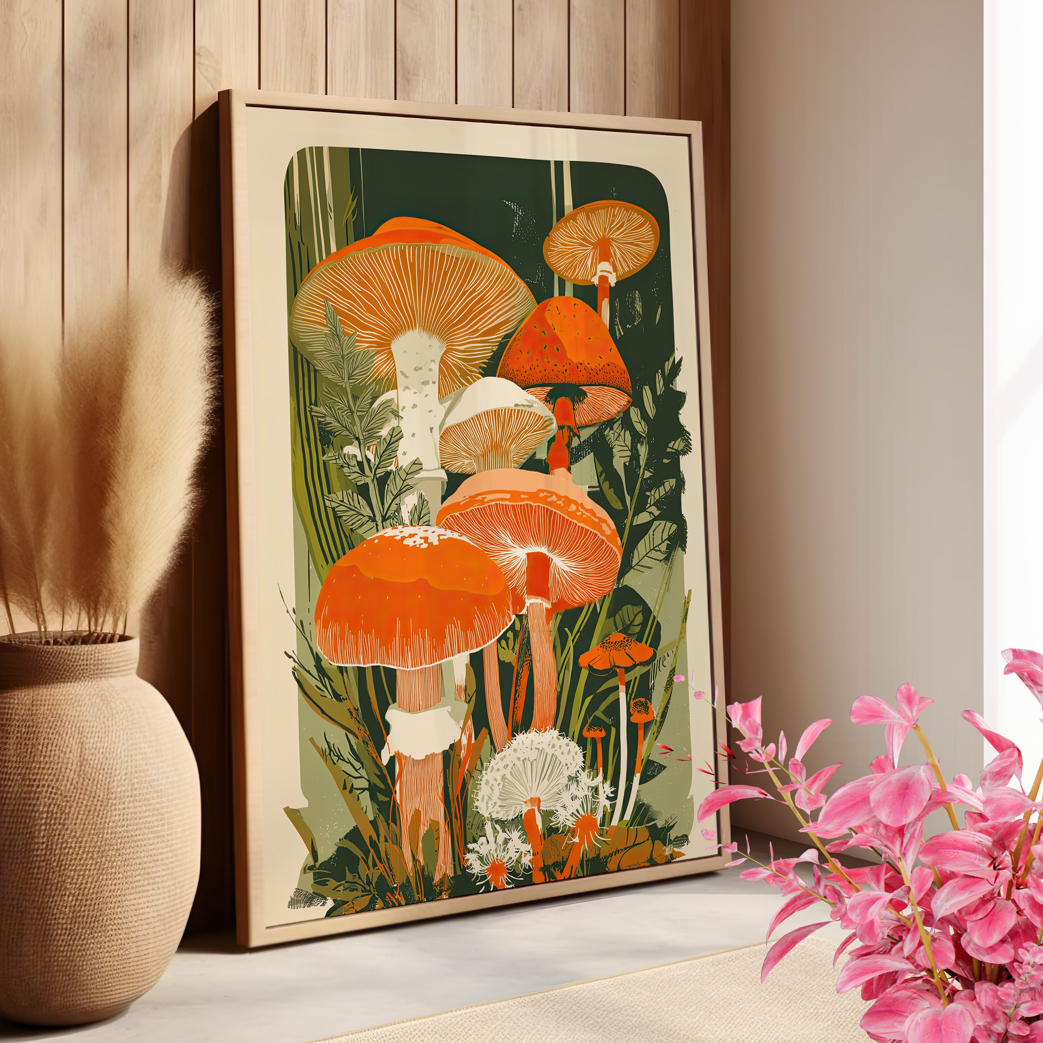 Groovy Woodland Mushrooms