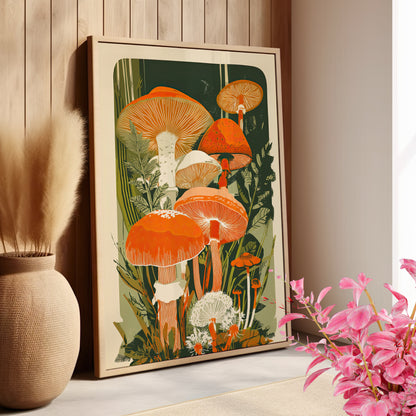 Groovy Woodland Mushrooms