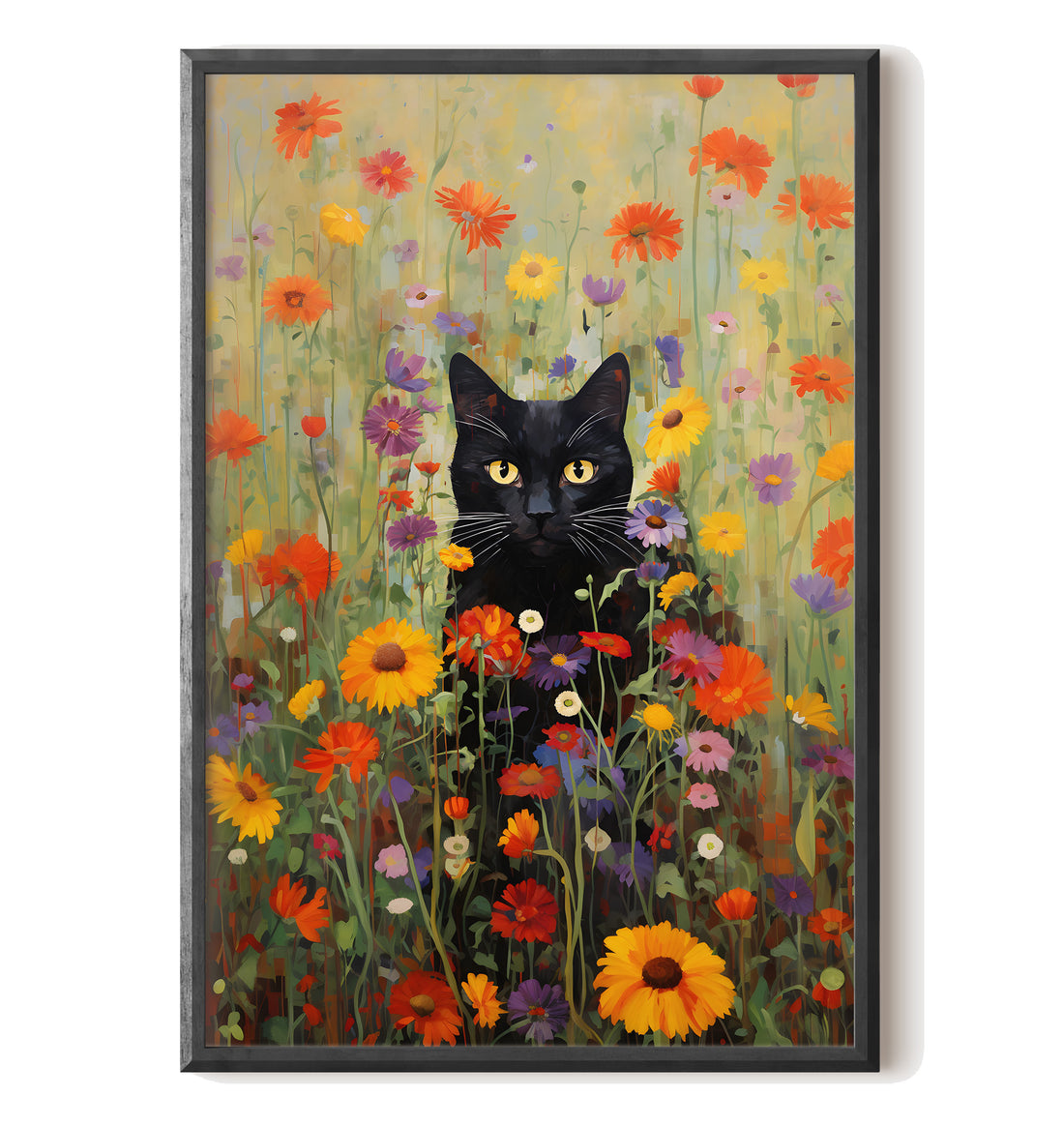 Feline Floral Fantasia