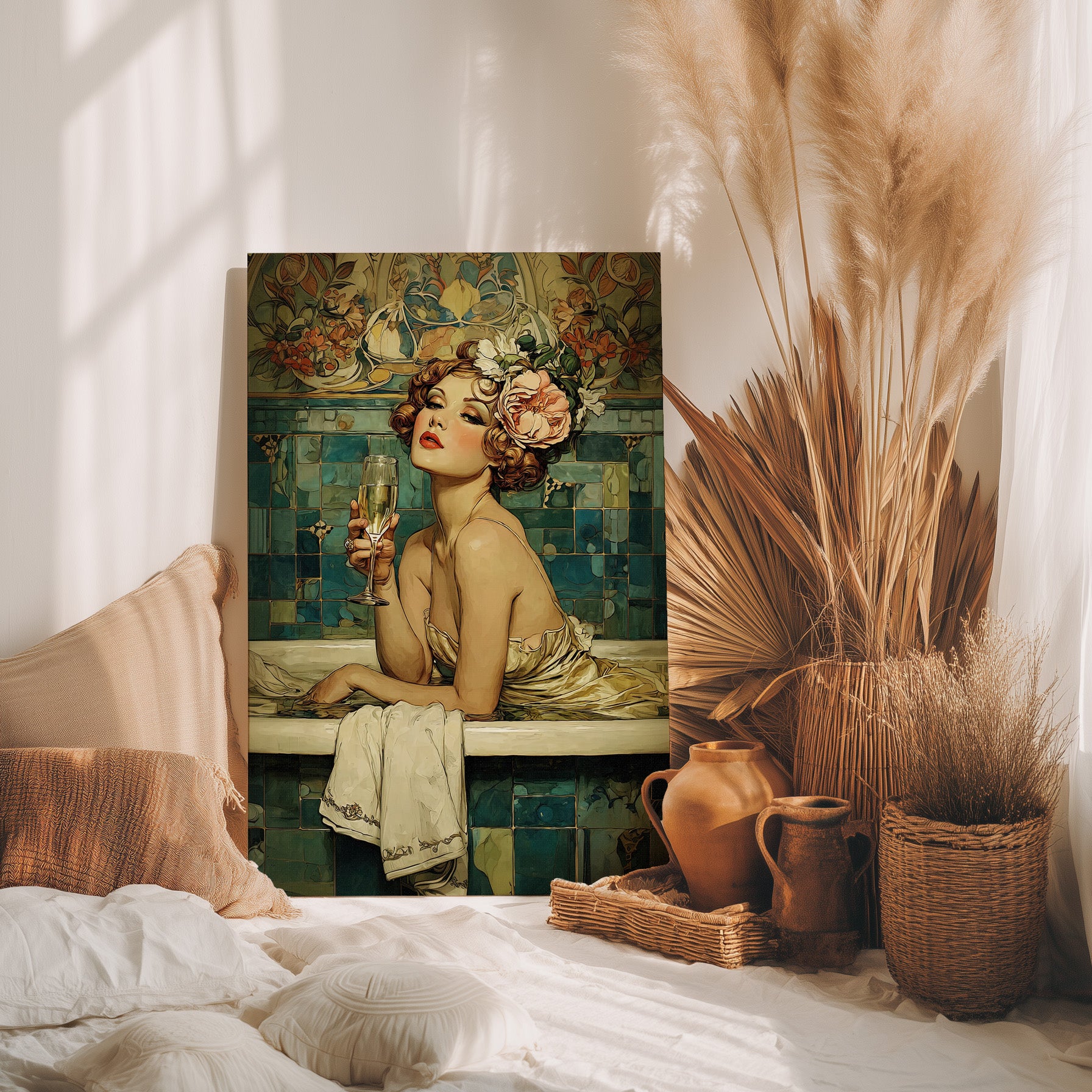 .75" Matte Canvas - Champagne Bathtub Coquette