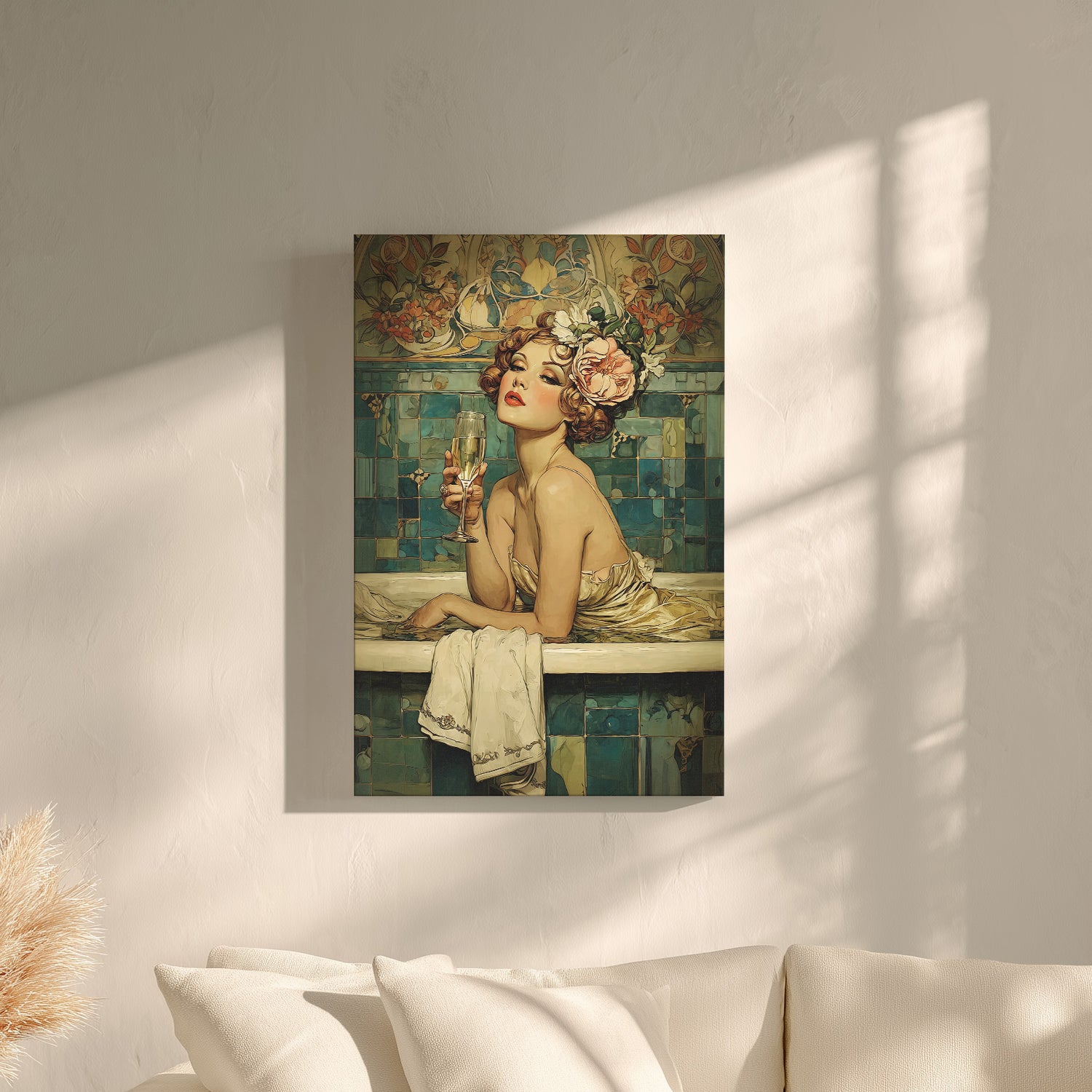 .75" Matte Canvas - Champagne Bathtub Coquette