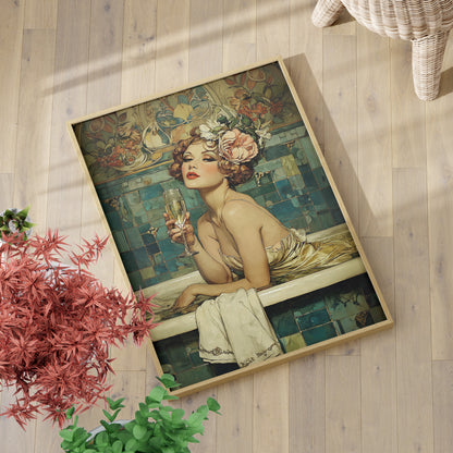 Champagne Bathtub Coquette