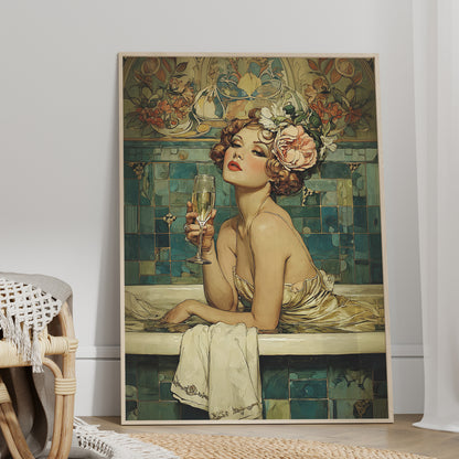 Champagne Bathtub Coquette
