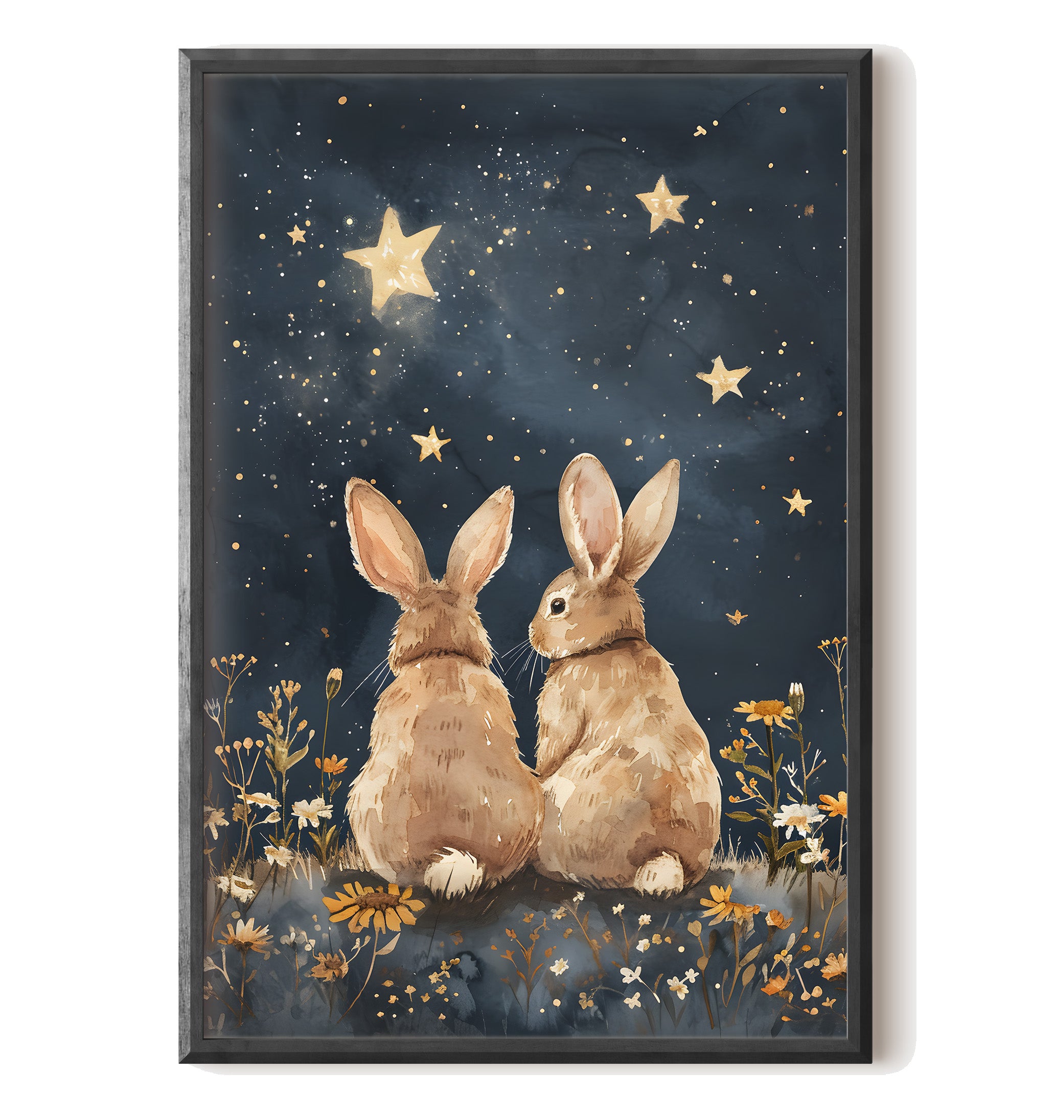 Stargazing Bunnies Love