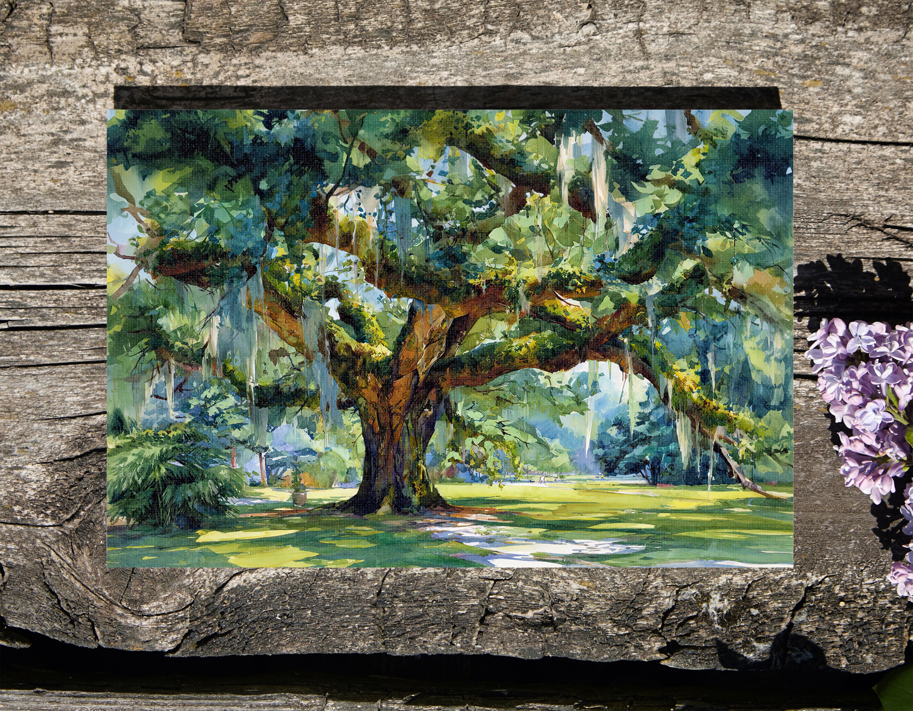 .75" Matte Canvas - Whispering Southern Live Oak