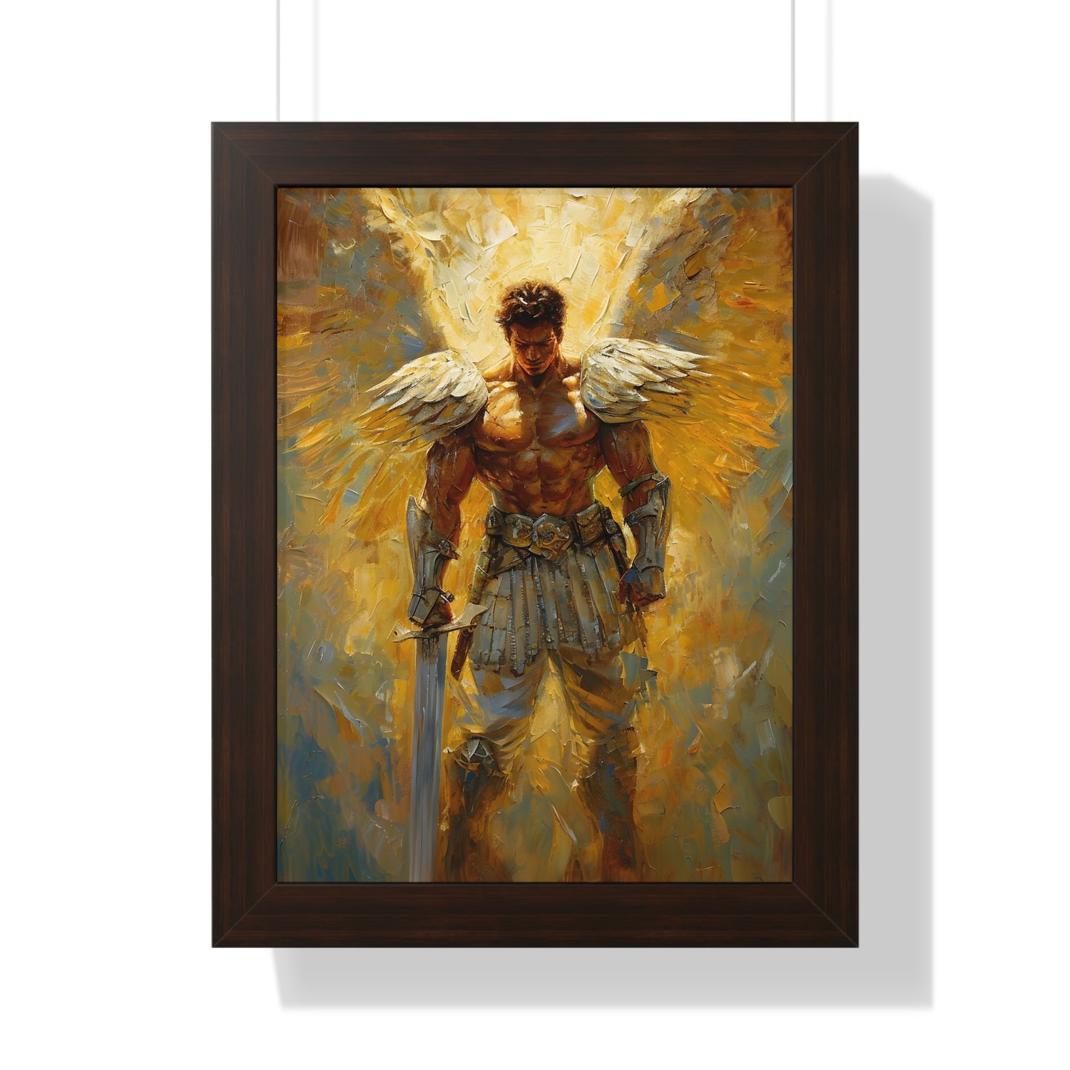 Framed Paper Print - Celestial Warrior&