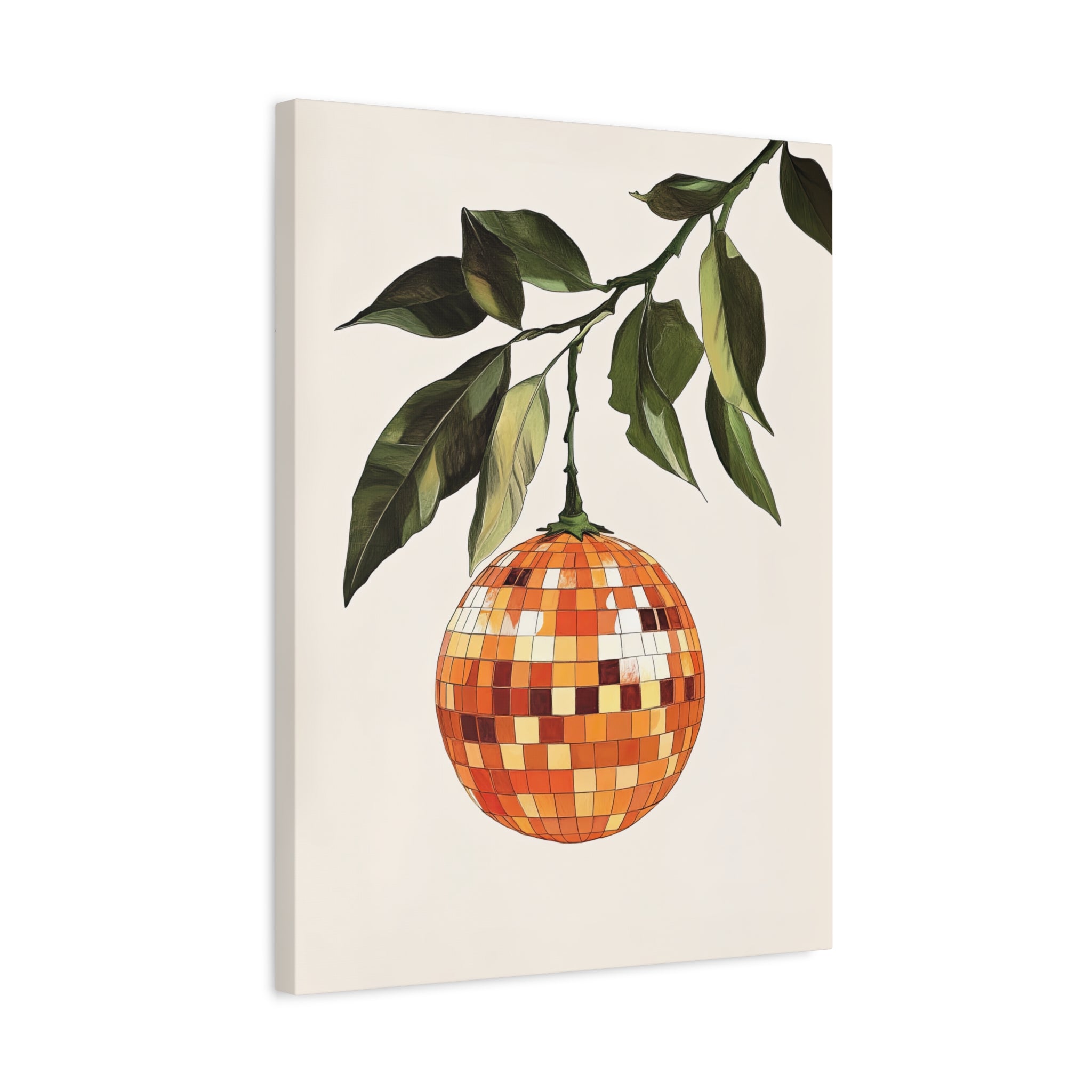 1.25" Matte Canvas - Citrus Disco Glow Drop