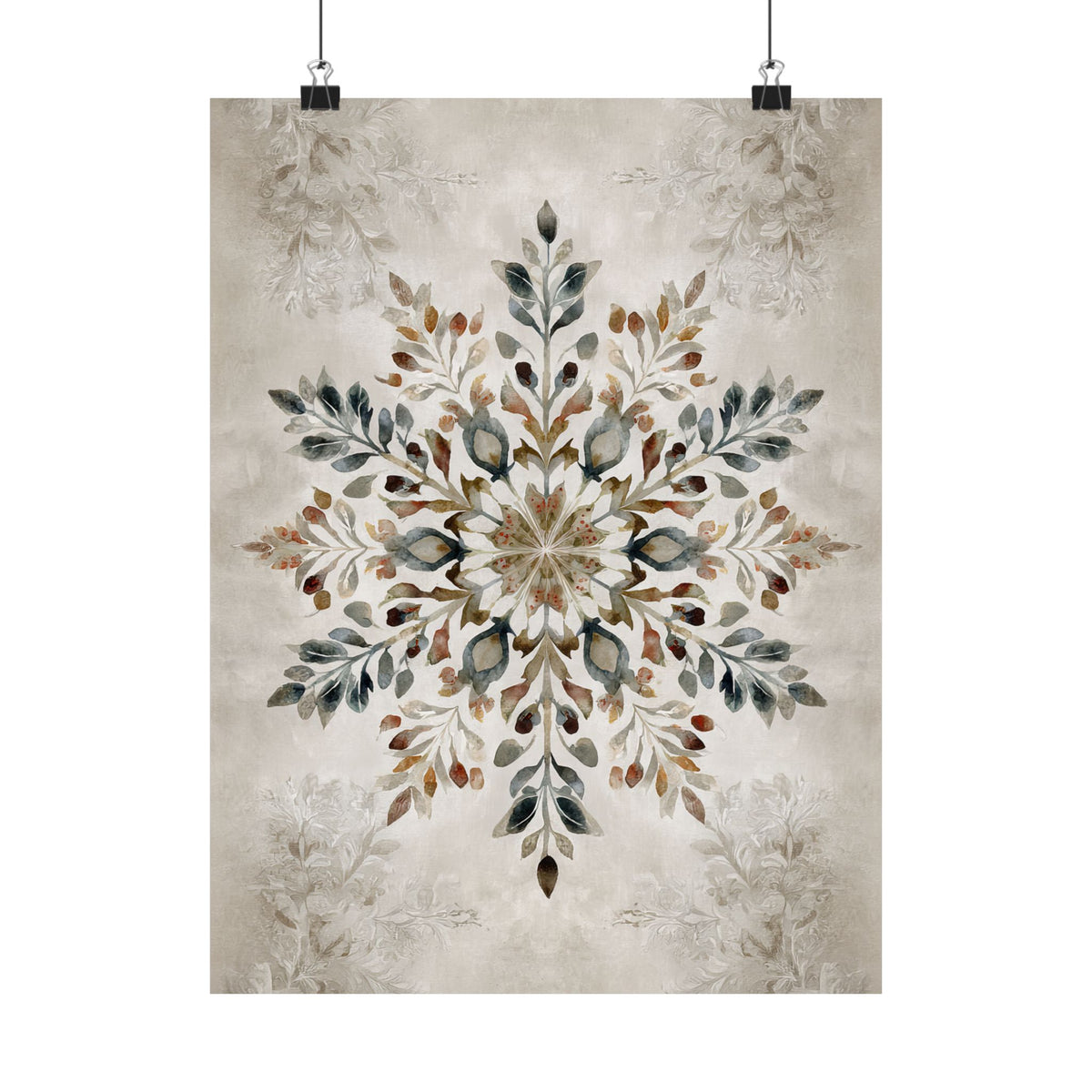 Nordic Botanical Snowflake