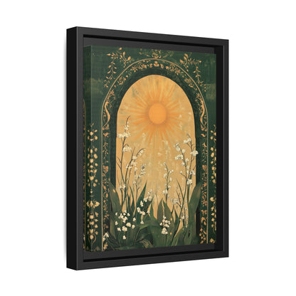Framed Canvas - Lily of the Valley Archway
