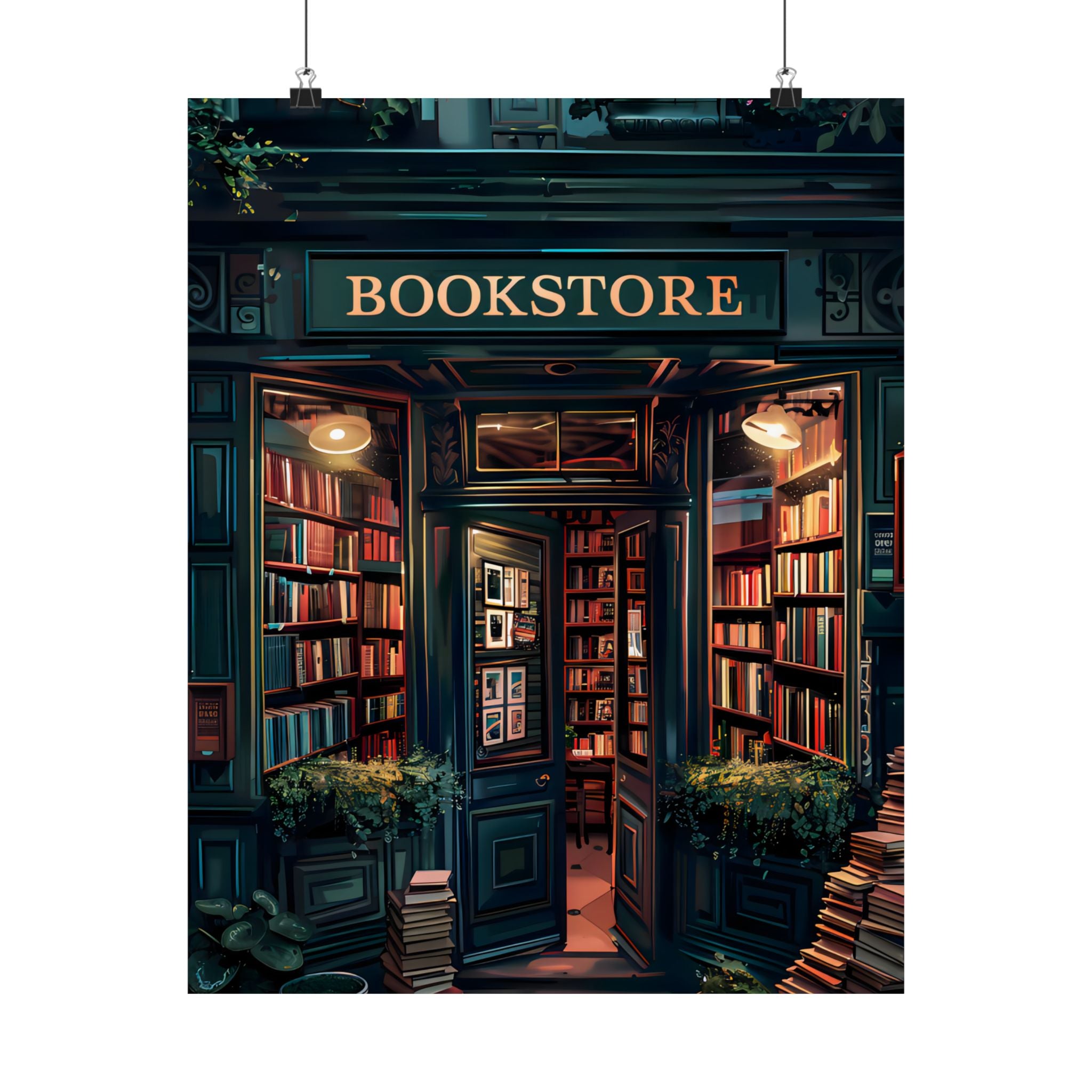 Midnight Bookstore Glow