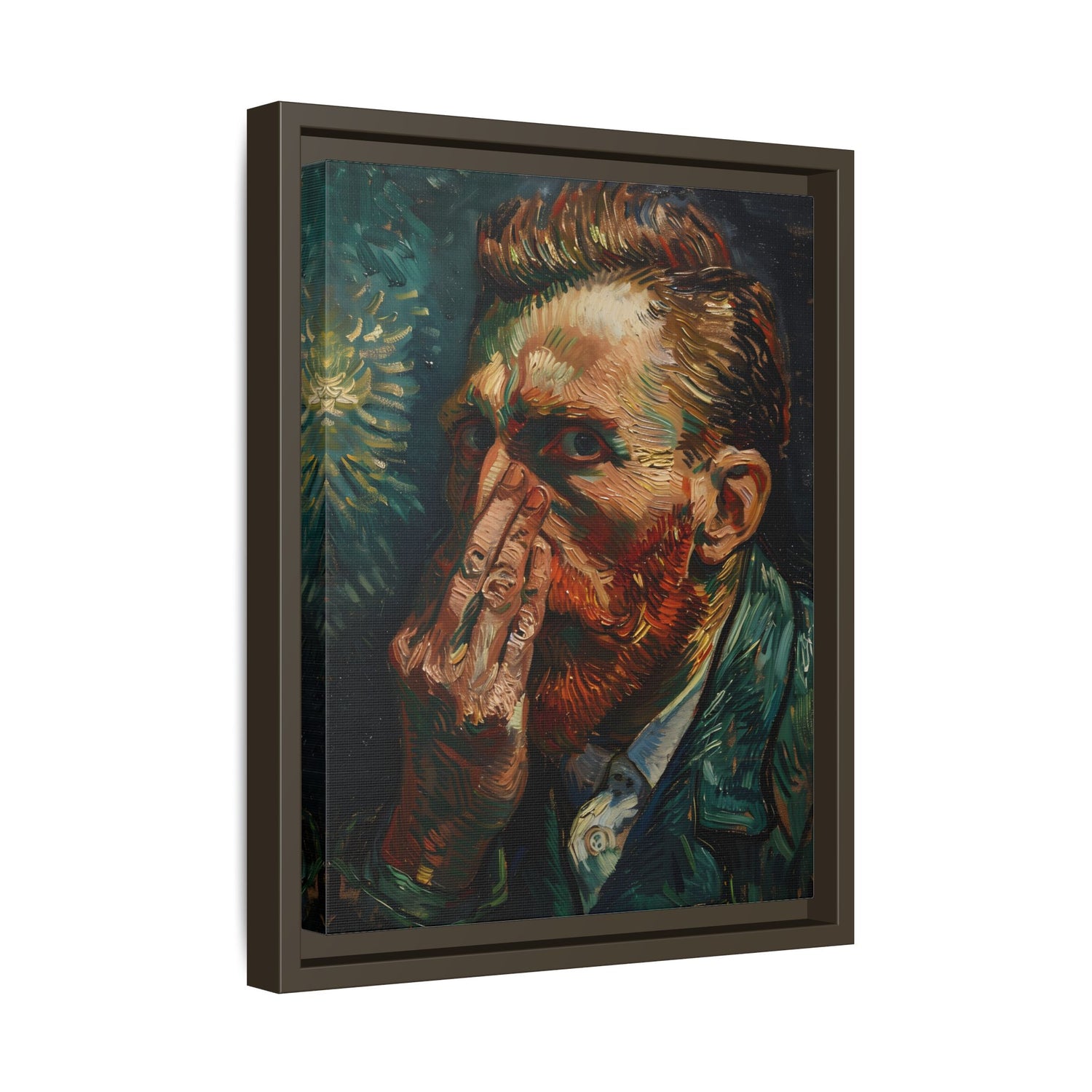 Framed Canvas - Van Gogh Stinky Glare
