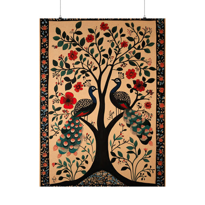 Lovers Under Blooming Canopy