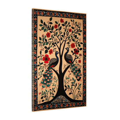 .75" Matte Canvas - Lovers Under Blooming Canopy