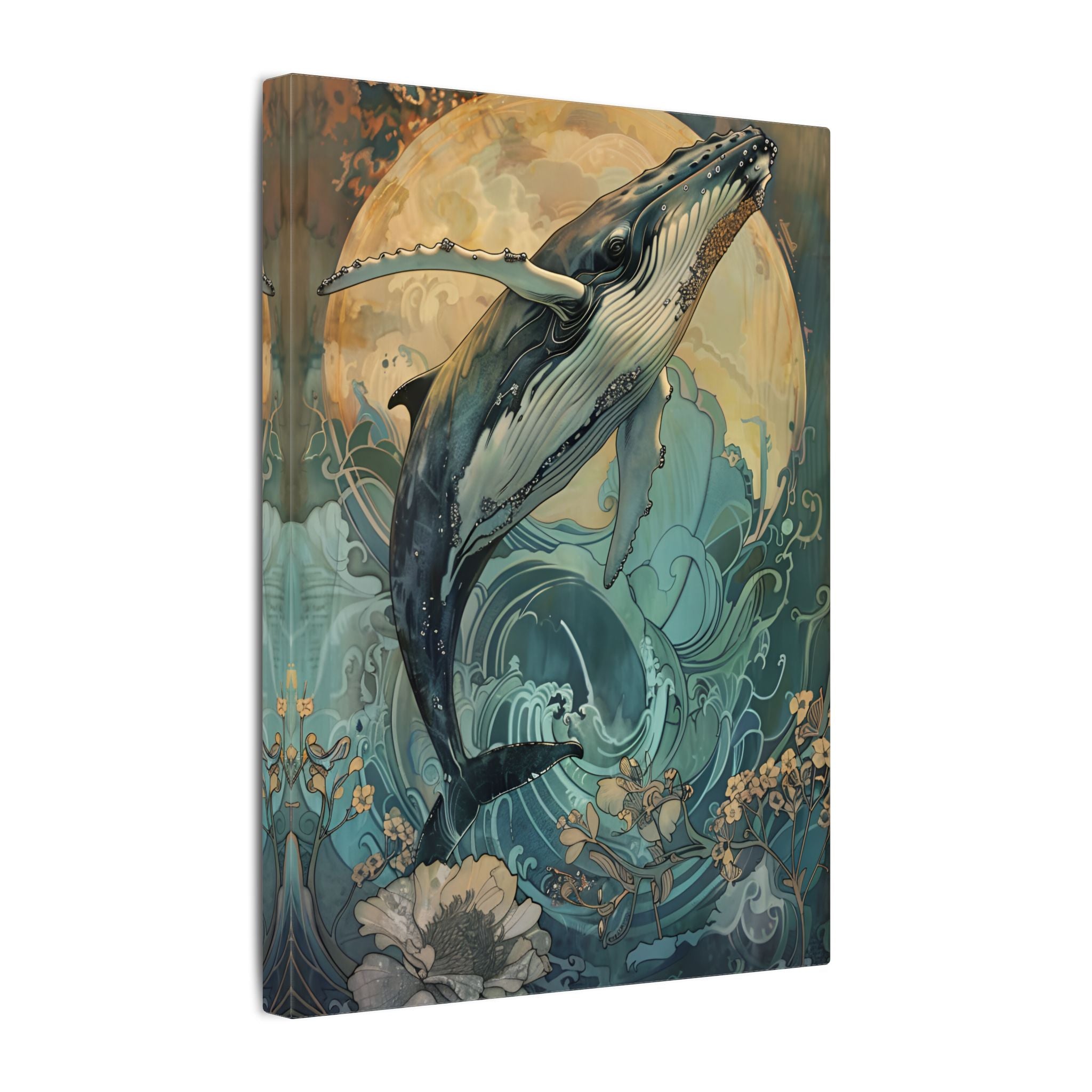 .75" Matte Canvas - Moonrise Humpback Bloom