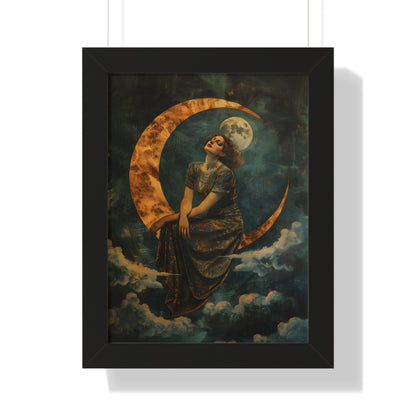 Framed Paper Print - Moonlit Reverie