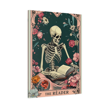 1.25" Matte Canvas - The Eternal Reader