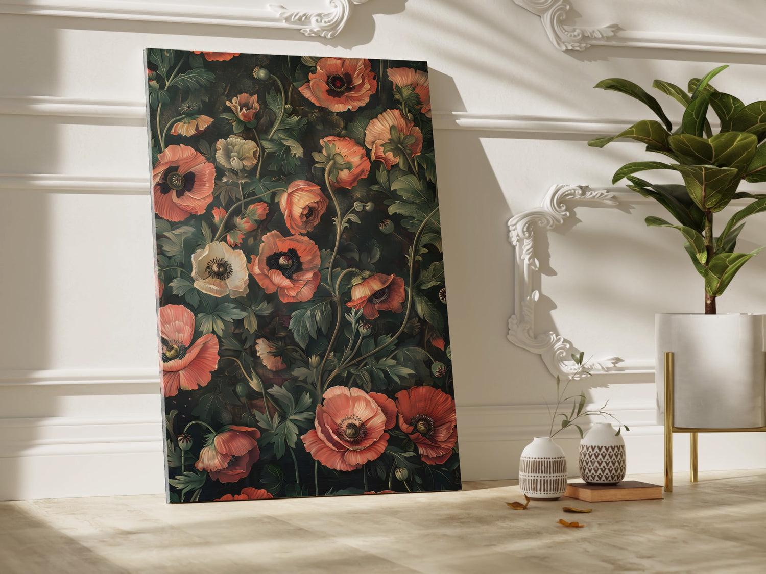 .75&quot; Matte Canvas - Enchanted Poppy Reverie