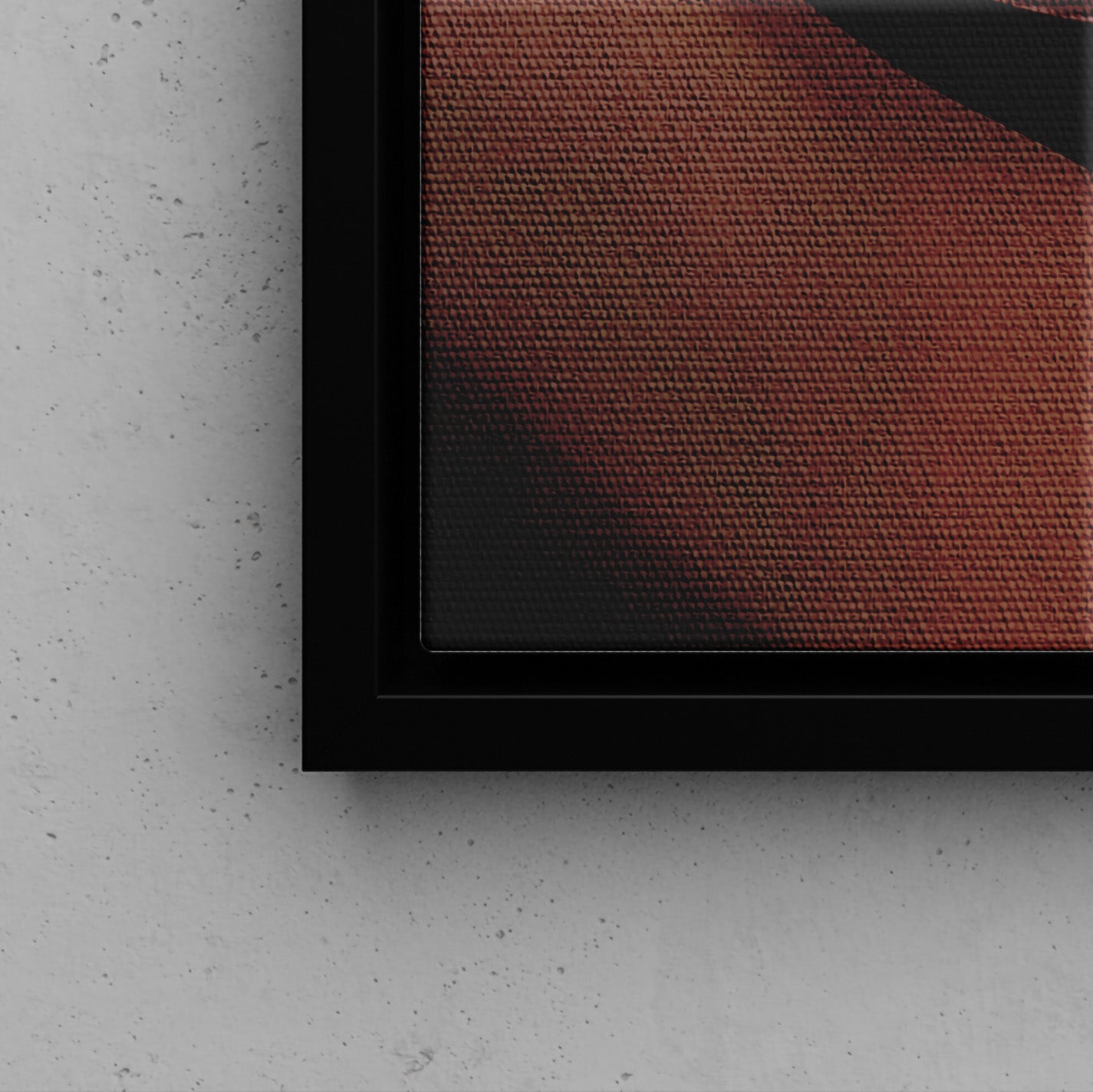 Framed Canvas - Golden Grill Smile