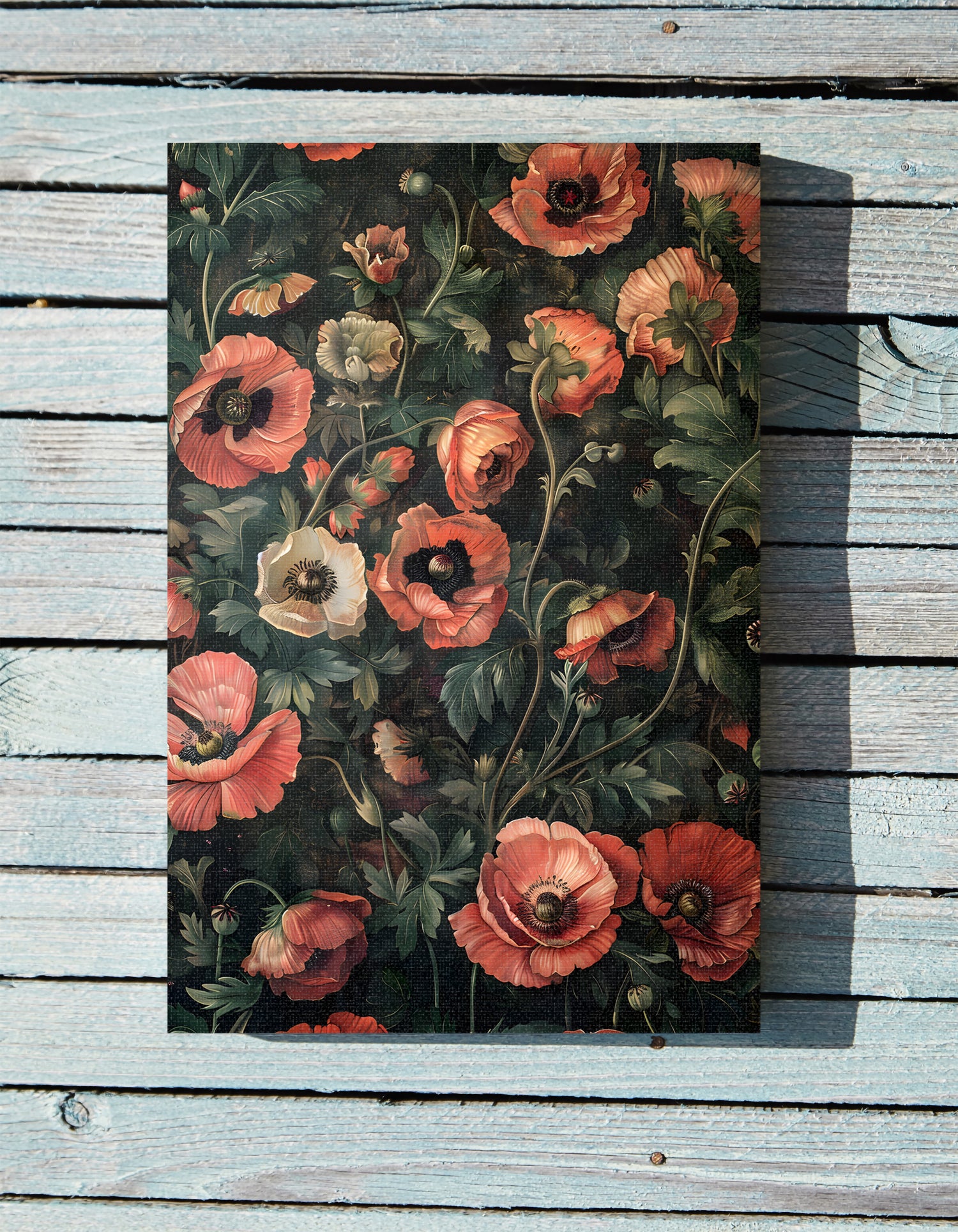 .75&quot; Matte Canvas - Enchanted Poppy Reverie