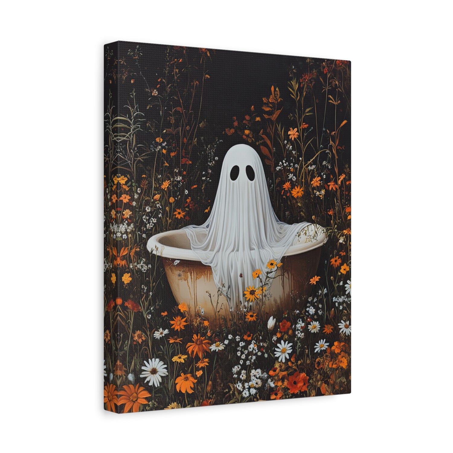 1.25" Matte Canvas - Wildflower Bathtub Ghost