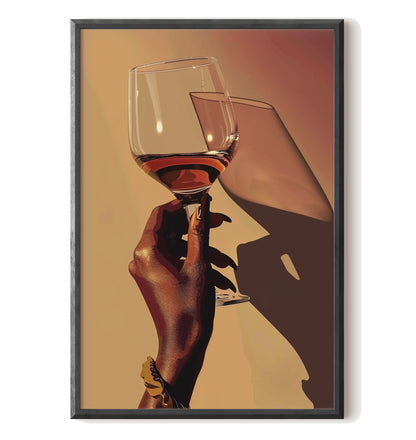 Golden Hour Wine Toast