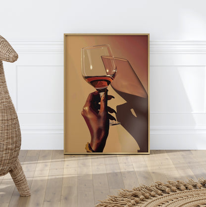 Golden Hour Wine Toast