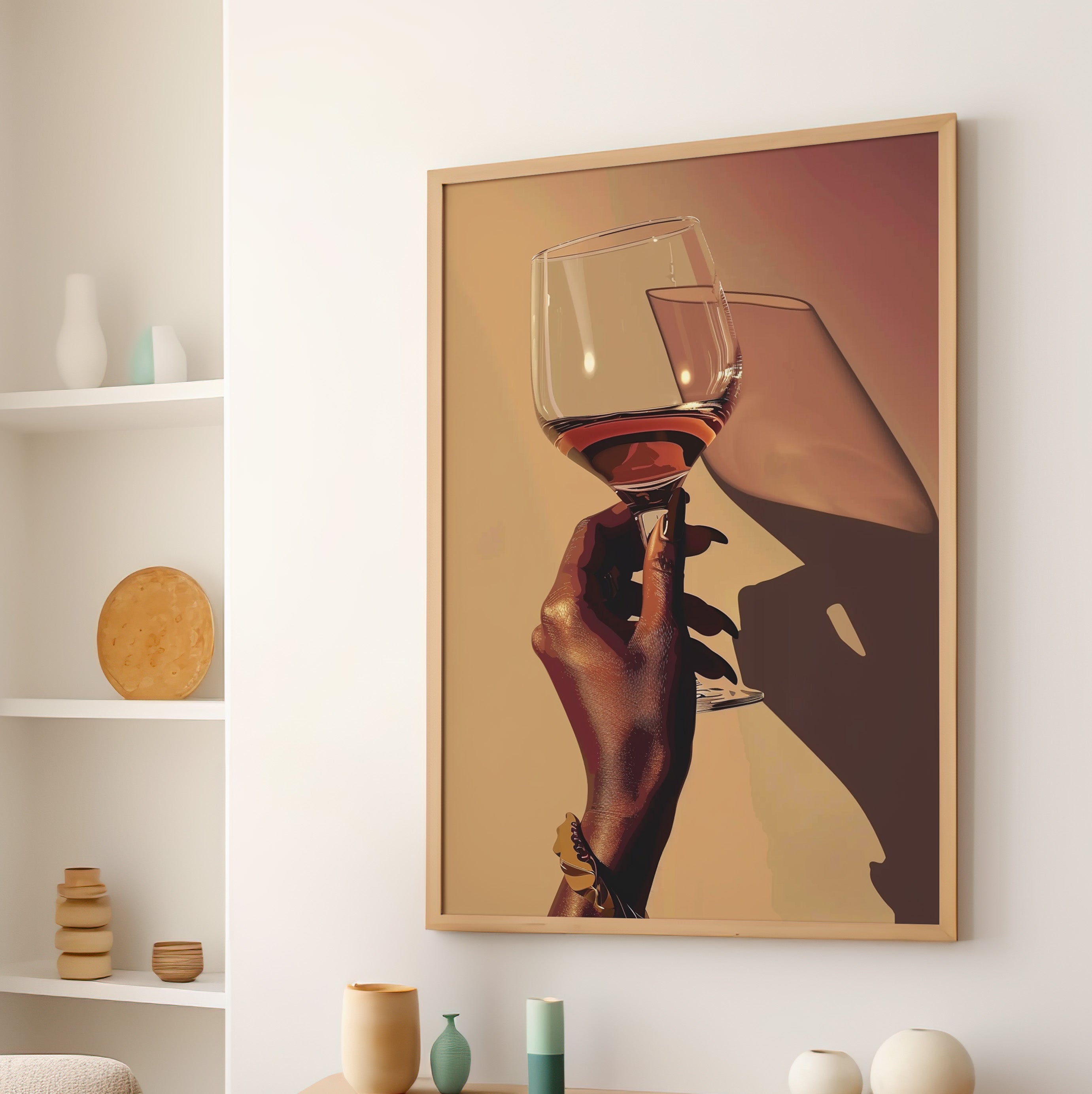 Golden Hour Wine Toast