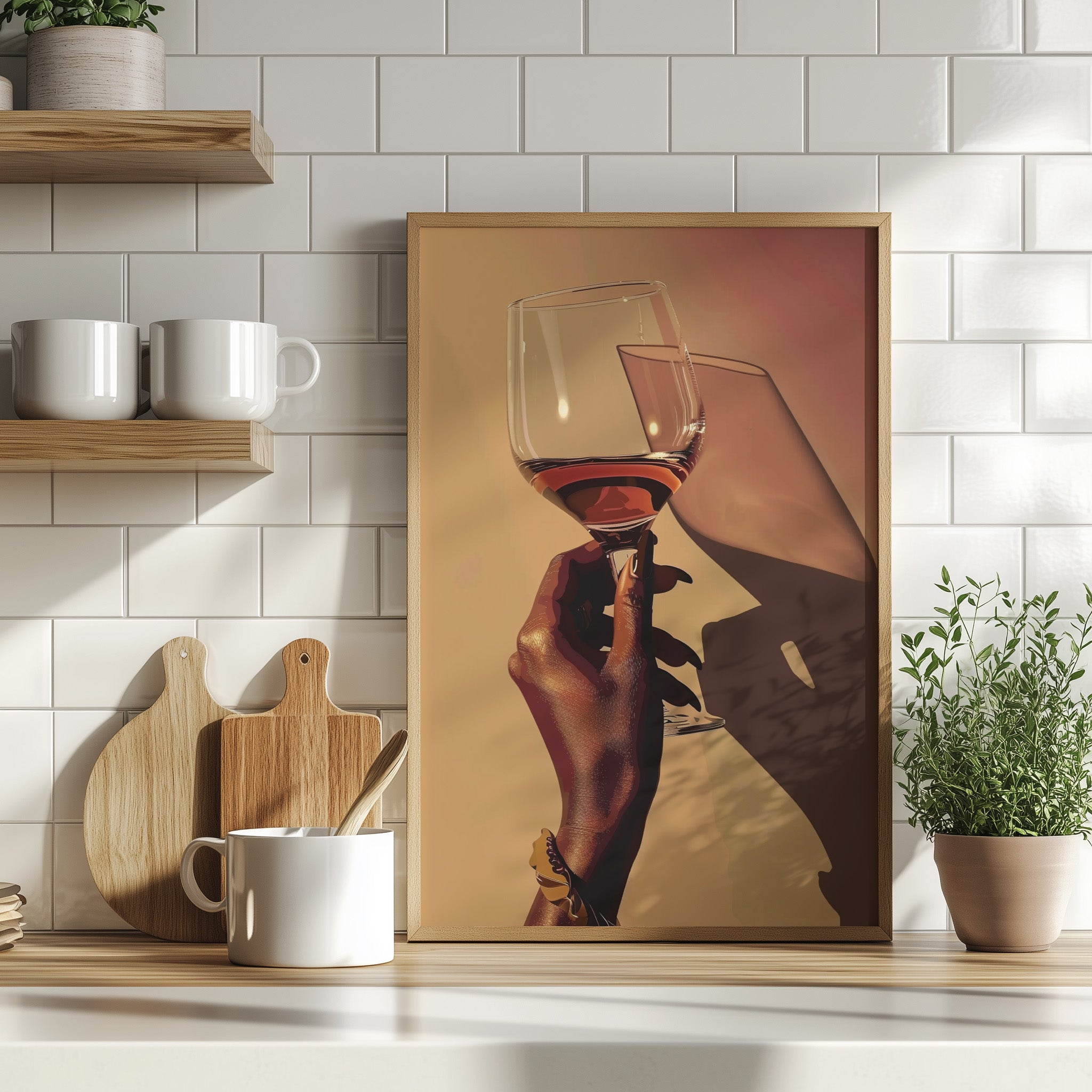 Golden Hour Wine Toast