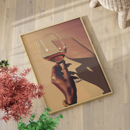 Golden Hour Wine Toast