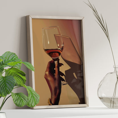 Golden Hour Wine Toast