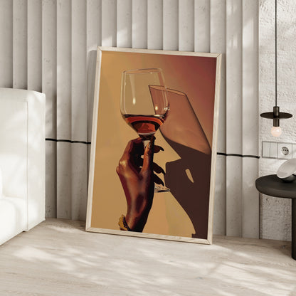 Golden Hour Wine Toast