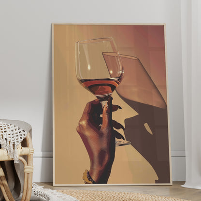 Golden Hour Wine Toast