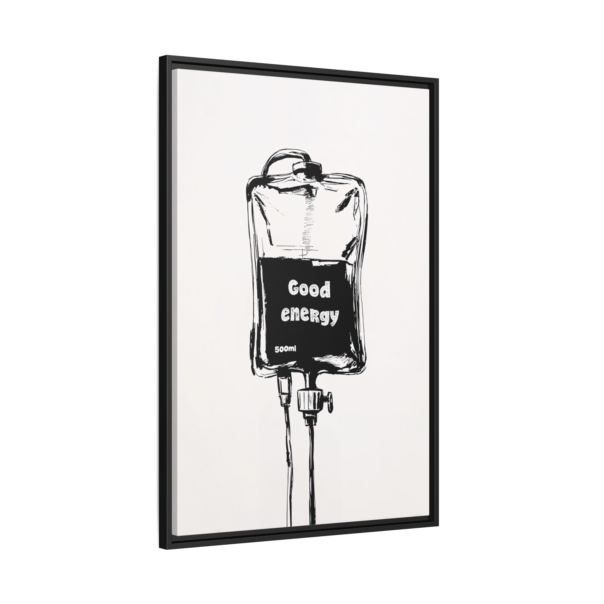 Framed Canvas - Good Energy IV Bag
