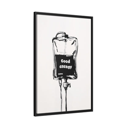 Framed Canvas - Good Energy IV Bag