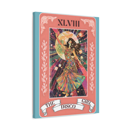 1.25" Matte Canvas - The Disco Girl