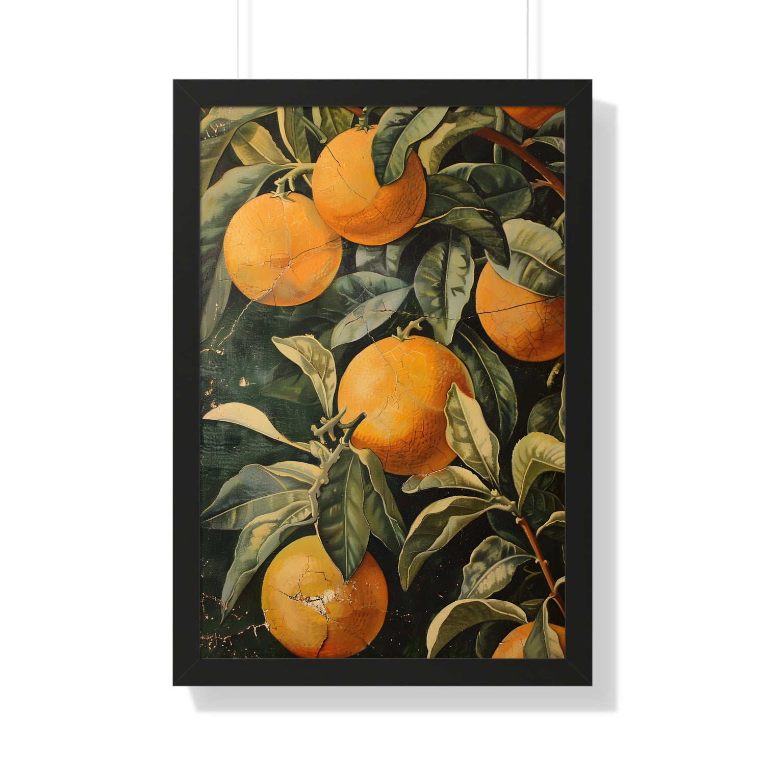 Framed Paper Print - Citrus Grove Splendor