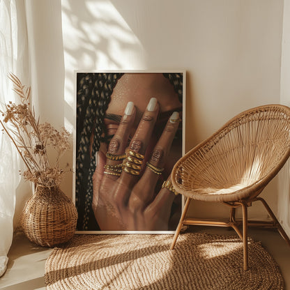 Braided Golden Ring Beauty