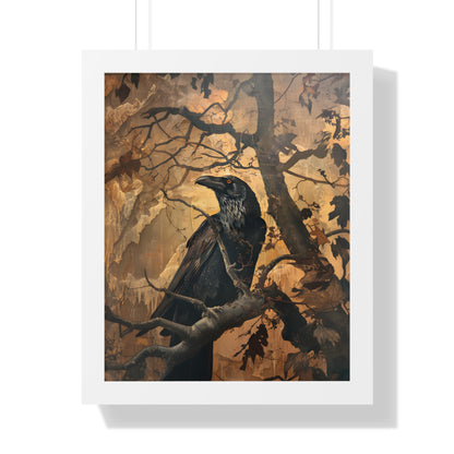 Framed Paper Print - Majestic Raven&