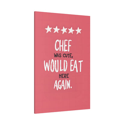 .75&quot; Matte Canvas - Chef’s Charm