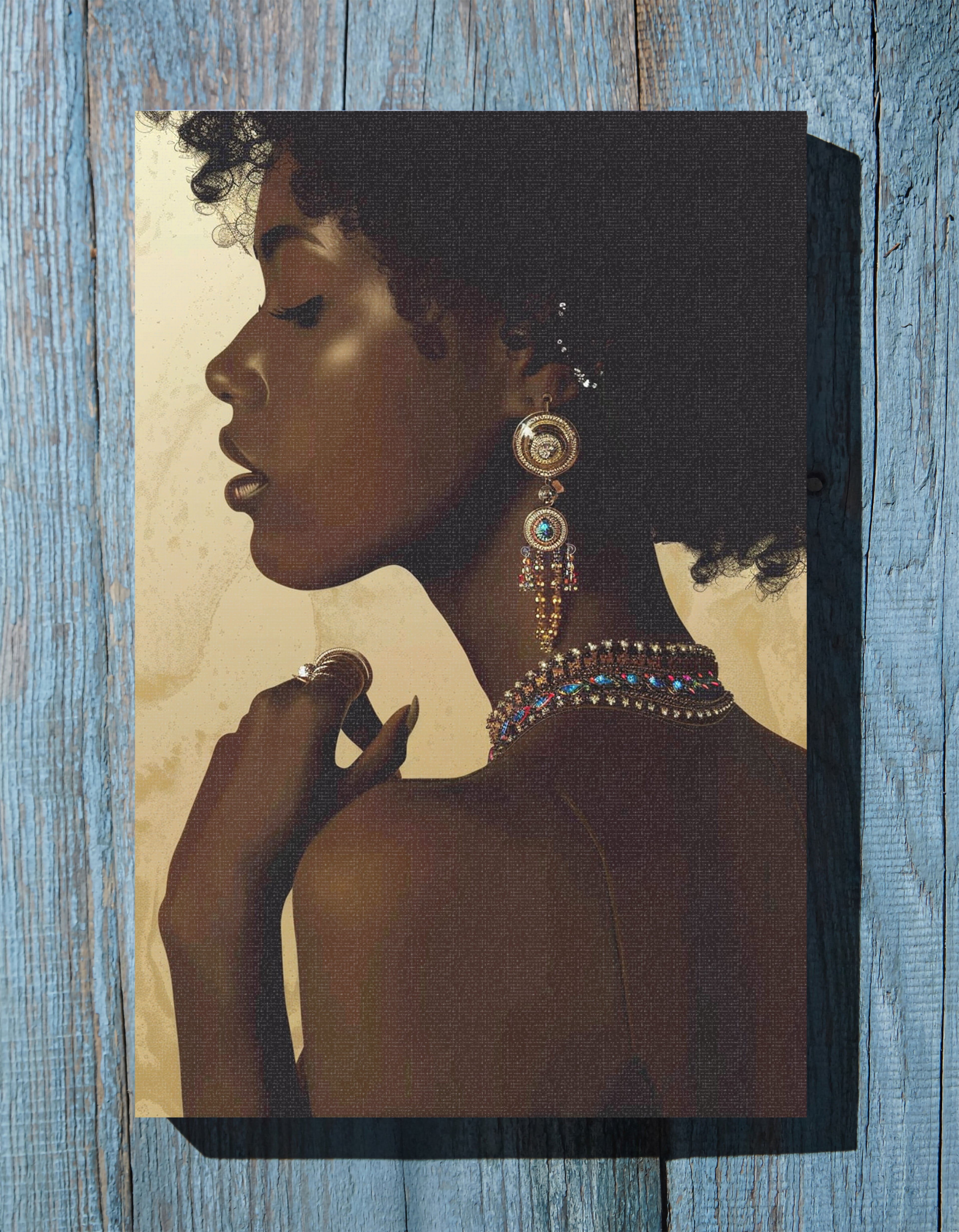 .75" Matte Canvas - Regal Jewel Toned Muse