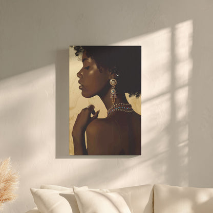 .75" Matte Canvas - Regal Jewel Toned Muse