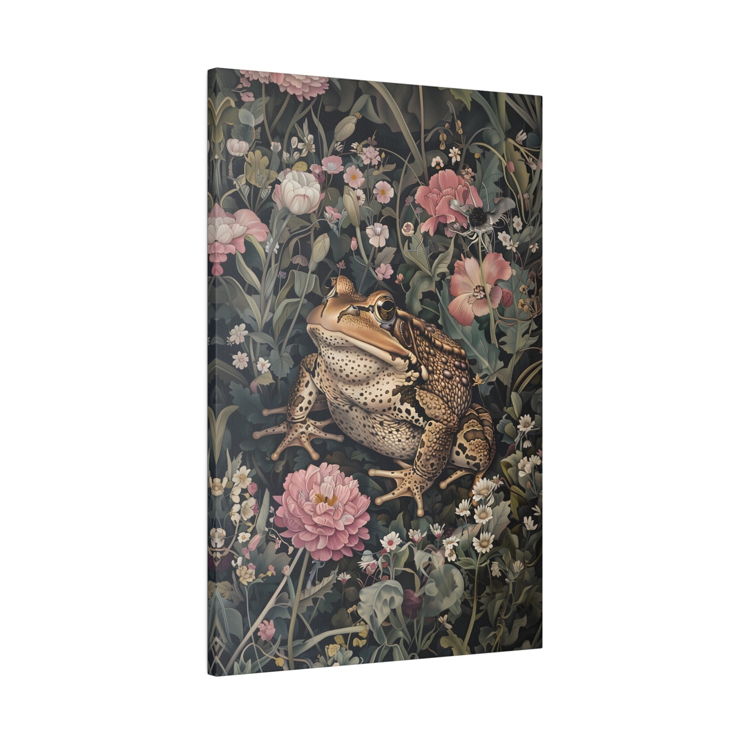 .75&quot; Matte Canvas - Enchanted Frog&