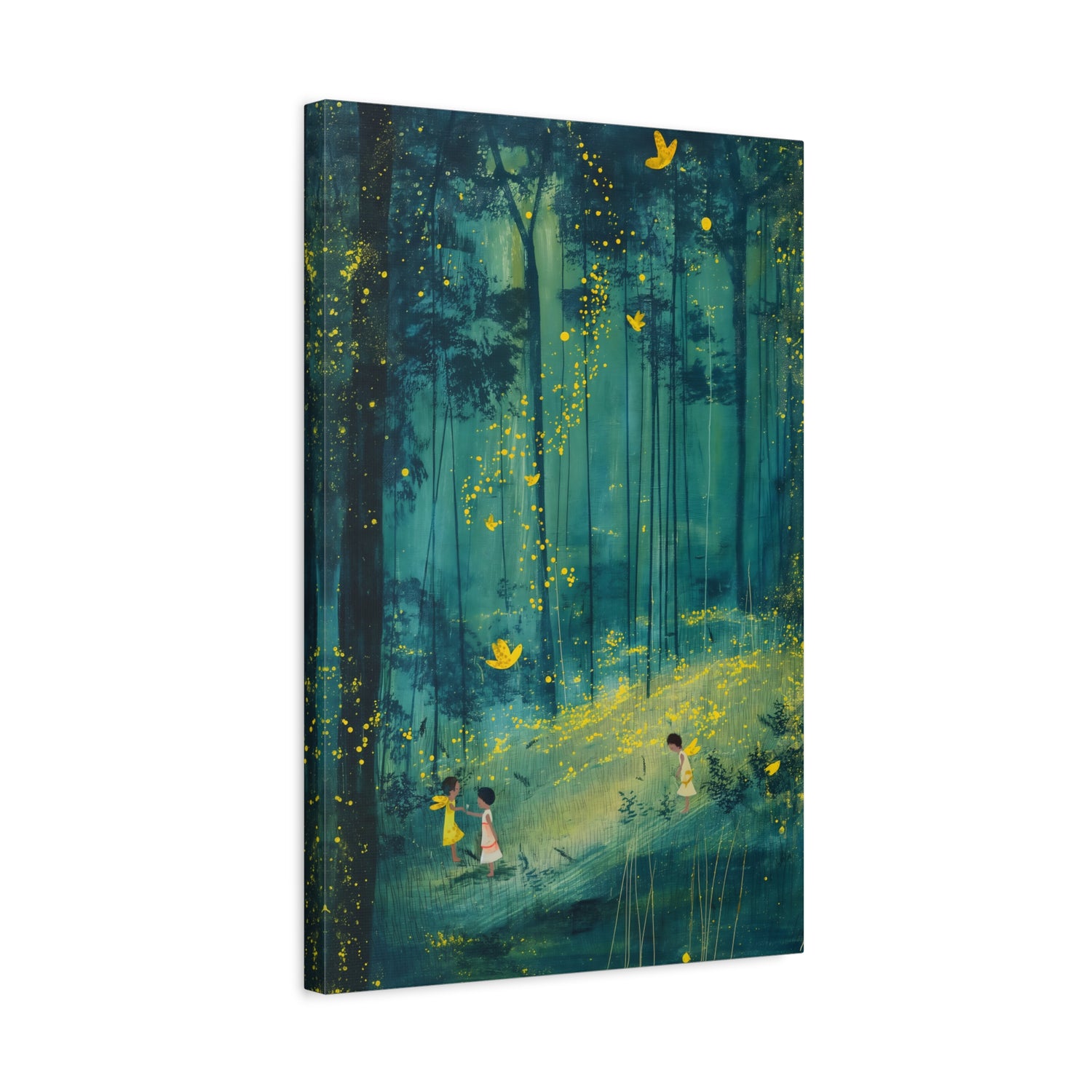 1.25" Matte Canvas - Enchanted Firefly Forest